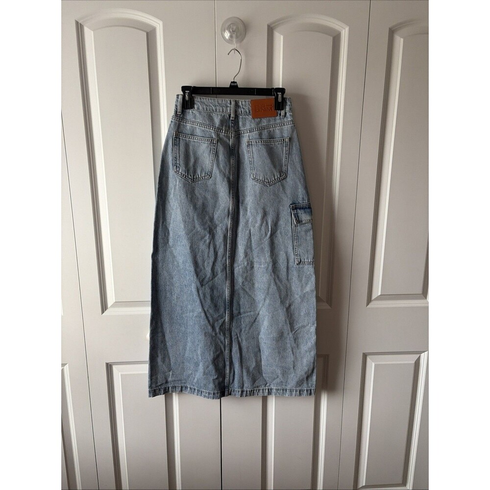 Princess Polly Midi Denim skirt SIZE 2 - Picture 4 of 4